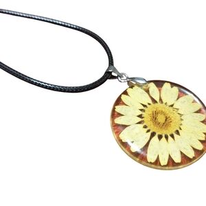 Sunflower Pendant Necklace